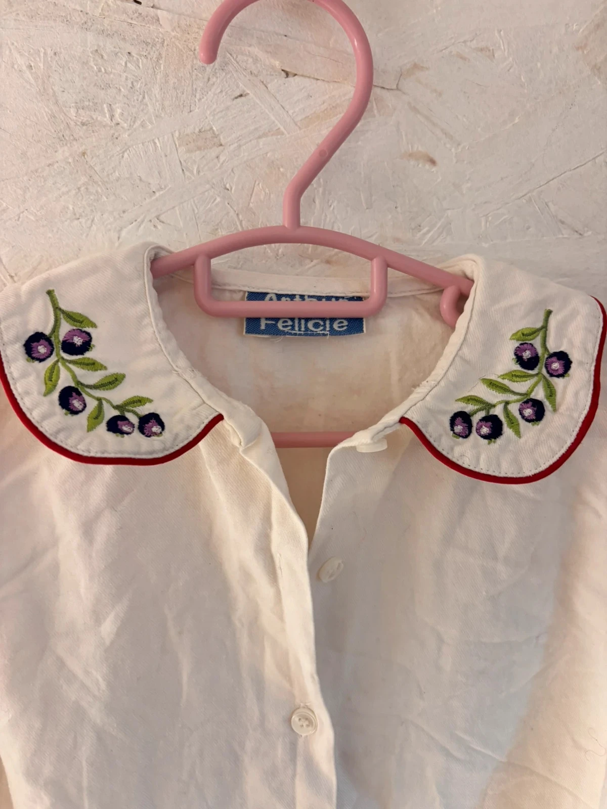 Adorable embroidered vintage blouse Arthur et Félicie – 5 years (108 cm) – photo 4